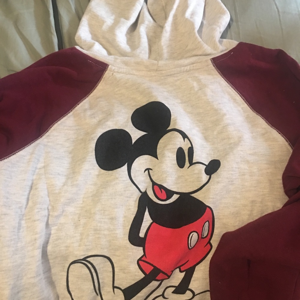 Mickey Mouse long sleeved hoodie